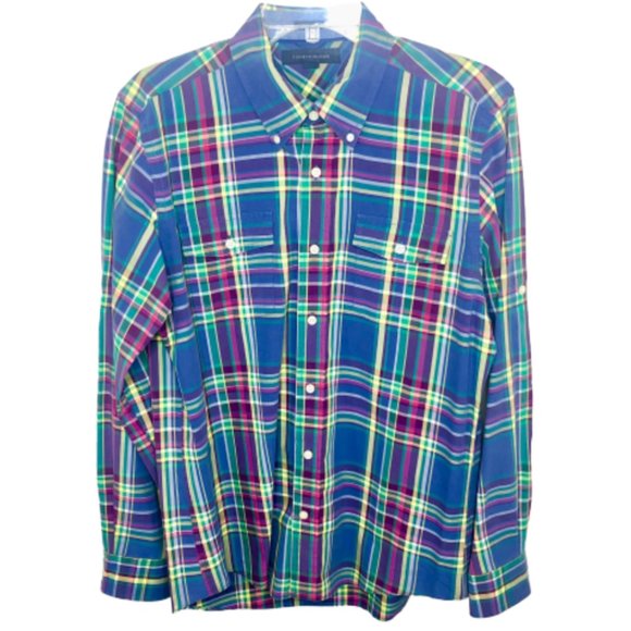 Tommy Hilfiger Other - Tommy Hilfiger Slim Fit Plaid Button Down - M